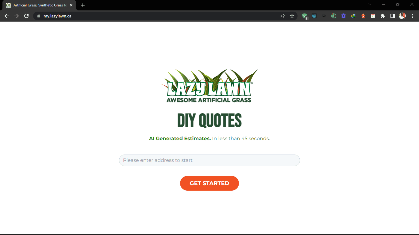 Lazy Lawn DIY Estimator System
