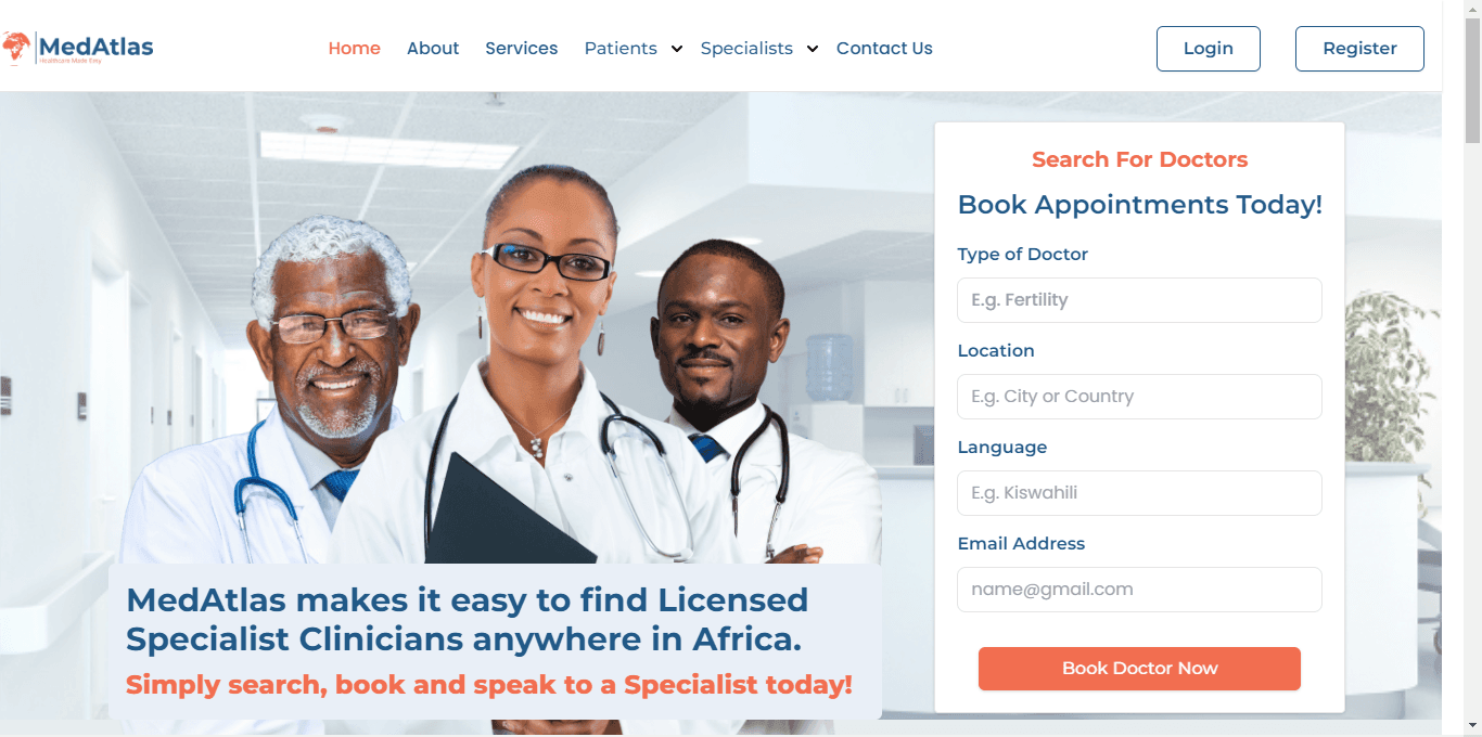 Medatlas - Telemedicine Platform Frontend