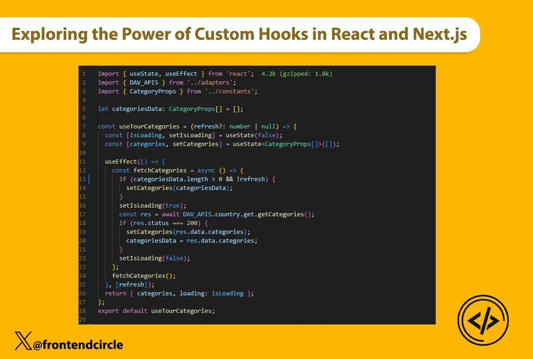 Exploring the Power of Custom Hooks in React and Next.js